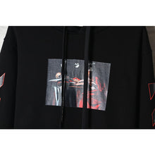 Off White hoodie Caravaggio oil painting pattern print hooded guard