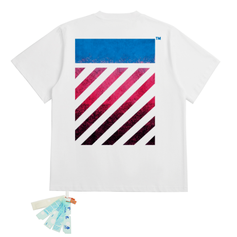 OFF WHITE T SHITRS High-quality 100% pure cotton streetwear