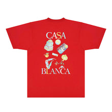 Casablanca T Shirts Street High-quality pure cotton