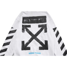 Off White hoodie empty arrow pattern pullover