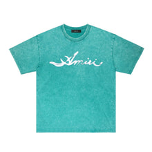 Amiri Washed Distressed T Shirt Printed Trendy Pure Cotton