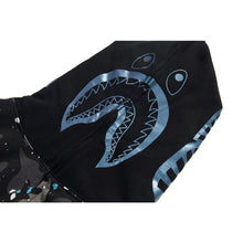 Bathing Ape Bape Hoodie Starry Sky Sweater Black and White Starry Sky Blue Shark Hat Printed Casual Hooded Sweater