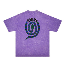 Amiri Washed Distressed T Shirt Printed Trendy Pure Cotton