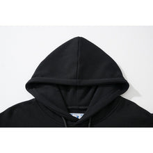 Off White hoodie Slogan Cartoon Arrow Pattern Pullover Hood