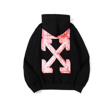 Off White hoodie3D stereo arrow pattern print casual versatile pullover hooded