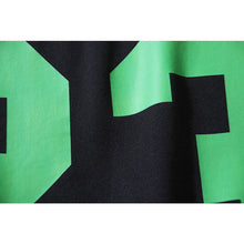 OW 23 numeric letter print patterned hooded sweatshirt