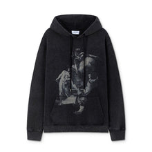 Off White hoodie Angel Portrait Oil Painting Pullover Hood