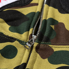 Bathing Ape Bape Hoodie Autumn and Winter Shark Mouth Men and Women Casual Camouflage Thin Sweater Baggy Coat