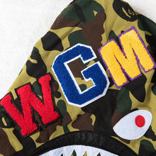 Bathing Ape Bape Hoodie Autumn and Winter Shark Mouth Men and Women Casual Camouflage Thin Sweater Baggy Coat