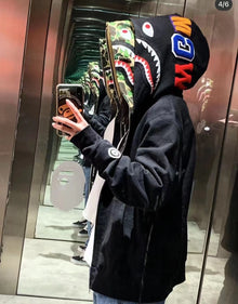 Bathing Ape Bape Hoodie Camouflage Cardigan Men's and Women's Sweater Hoodie Coat