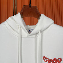Off White hoodie Colorful graffiti Arrow Pattern Pullover Hood