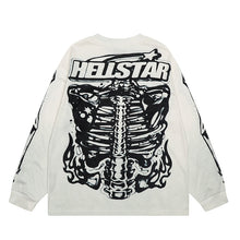 HS Long Sleeve Shirts Hip-hop loose oversize
