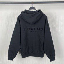Fog Essentials Hoodie Unisex Flocking Logo Fashion Hooded Sweater