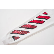 Off White hoodie红色渐变箭头图案连帽