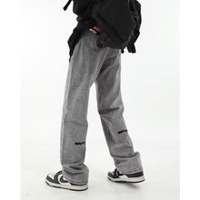 Men Jeans Vintage Jeans Spring Baggy Straight Trousers