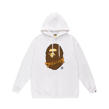 Bathing Ape Bape Hoodie Autumn/Winter Letter Print Loose Hoodie Pullover Ape Sweater