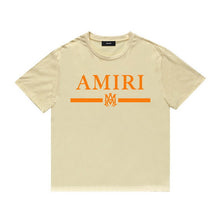 Amiri T Shirt Printed Casual Hip Hop round Neck Short Sleeve T-shirt