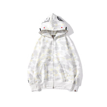 Bathing Ape Bape Hoodie camouflage luminous sweater men's autumn and winter cardigan