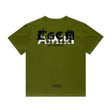 Amiri T Shirt Letter Print Casual Hip Hop round Neck Short Sleeve T-shirt