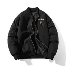Mens Vintage Jackets Autumn/Winter Embroidered Jacket Padded Flight Suit Baseball Suit