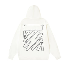 Off White hoodie ECG Pattern Arrow Sleeve Hood