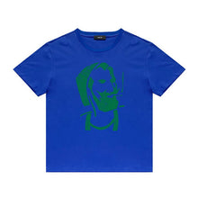 Amiri T Shirt Letter Print Casual Hip Hop High Street round Neck Short Sleeve T-shirt