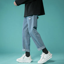 Men Jeans Summer Loose Summer Hip Hop Straight-Leg Pants Pants