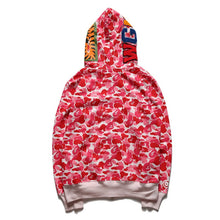 Bathing Ape Bape Hoodie Camouflage Alphabet Embroidery Shark Hooded