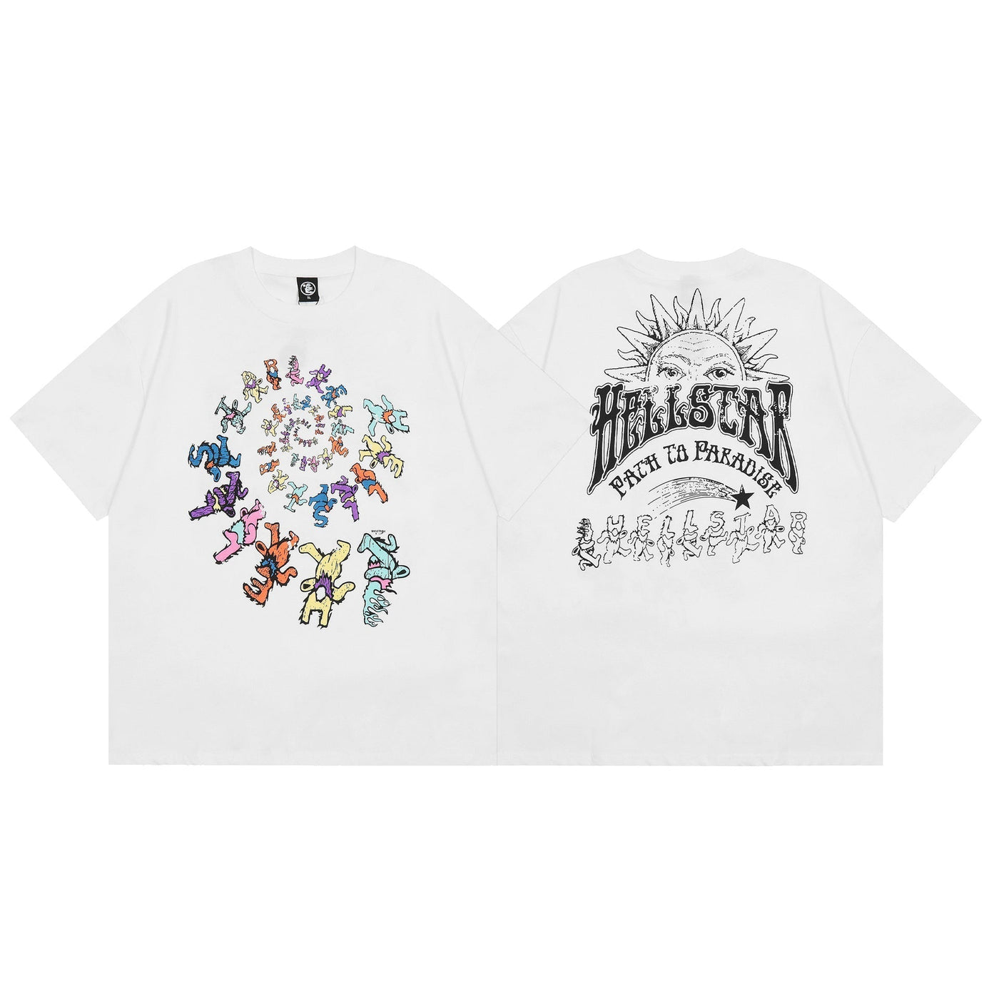 HS T Shirt Creative Sun Print