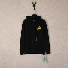 Off White hoodie多彩箭头图案连帽