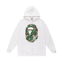 Bathing Ape Bape Hoodie Autumn/Winter Letter Print Loose Hoodie Pullover Ape Sweater