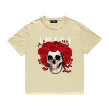 Amiri T Shirt Printed Casual Hip Hop round Neck Short Sleeve T-shirt