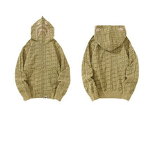 Bathing Ape Bape Hoodie Full Print Sweater Cardigan Zip Hooded