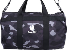Bathing ape BAPE Bag black and white camouflage