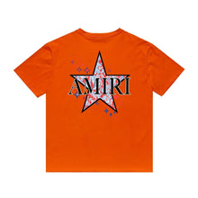 Amiri T Shirt Casual Hip Hop round Neck Short Sleeve T-shirt