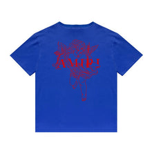 Amiri T Shirt Printed Casual Hip Hop round Neck Short Sleeve T-shirt