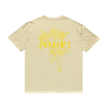 Amiri T Shirt Angel Sketch Printed Casual Hip Hop Short Sleeve T-shirt