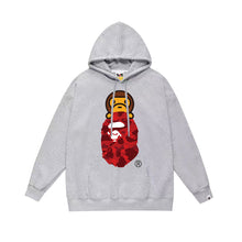 Bathing Ape Bape Hoodie Autumn/Winter Letter Print Loose Hoodie Pullover Ape Sweater