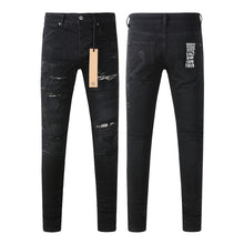 KSUBI Jeans Slim Fit Casual Stretch Ripped Jeans
