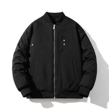 Men Vintage Jackets Loose Trend Baseball Suit Zip Padded Flight Suit