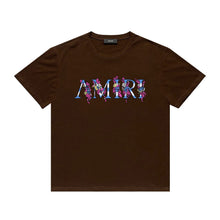 Amiri T Shirt Printed Casual Hip Hop round Neck Short Sleeve T-shirt