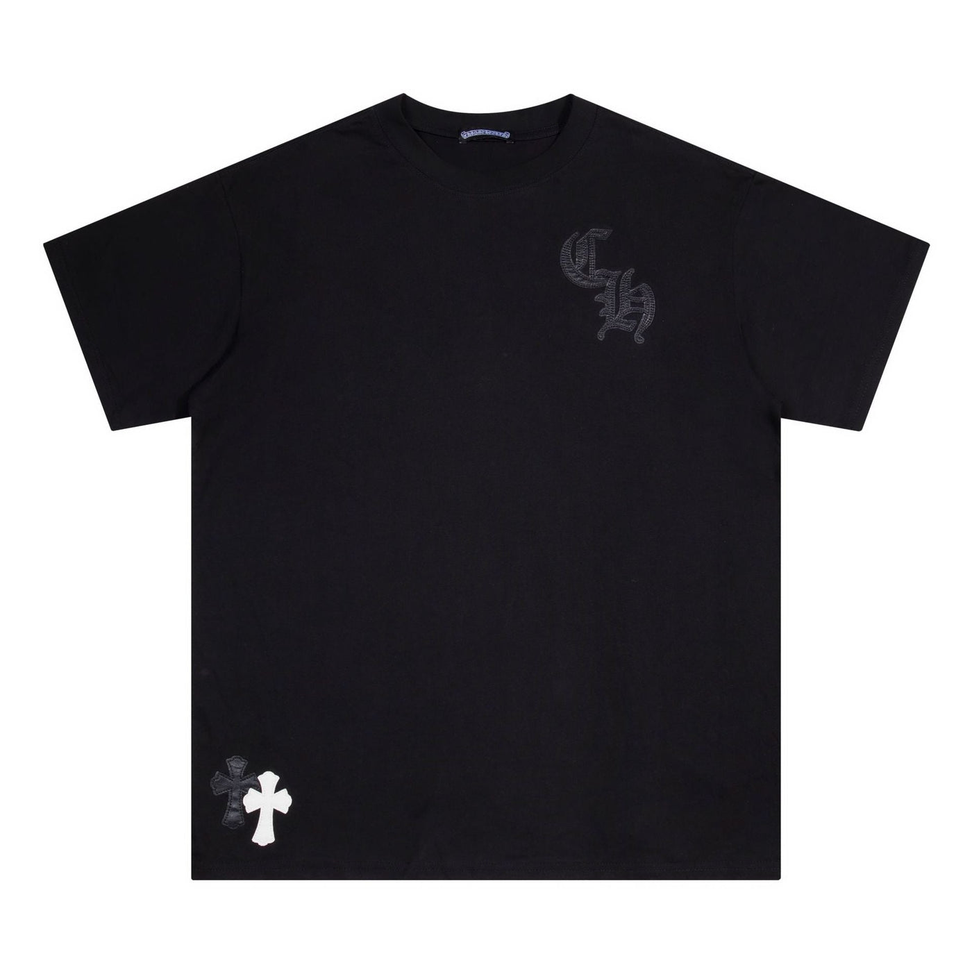 CHH Heart T Shirts Croix Printed Short Sleeve T-Shirt Loose