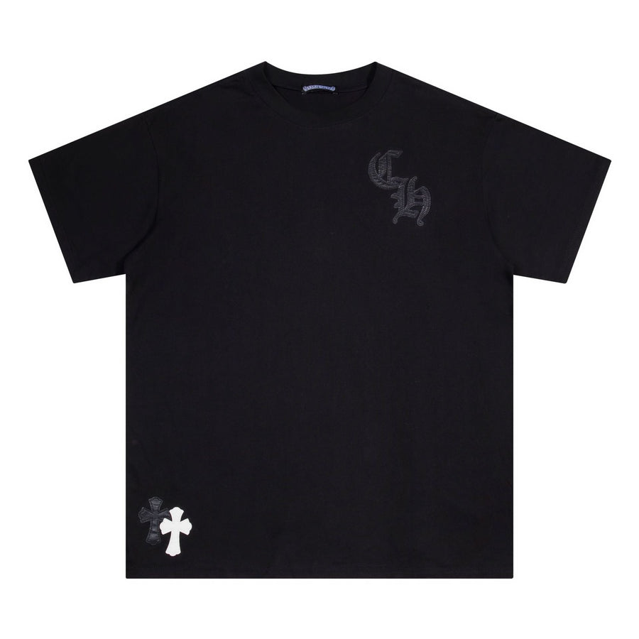 CHH Heart T Shirts Croix Printed Short Sleeve T-Shirt Loose