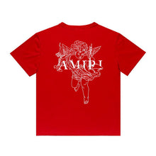 Amiri T Shirt Printed Casual Hip Hop round Neck Short Sleeve T-shirt