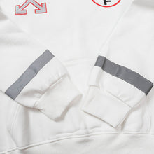 Off White hoodie Alphabet Arrow Pattern Fleece Hood