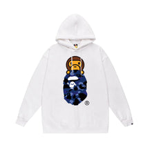 Bathing Ape Bape Hoodie Autumn/Winter Letter Print Loose Hoodie Pullover Ape Sweater