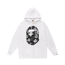 Bathing Ape Bape Hoodie Autumn/Winter Letter Print Loose Hoodie Pullover Ape Sweater