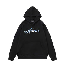 Amiri Hoodie AMI Letter logo pattern print hooded sweater for men and women