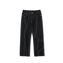 Men Jeans Vintage Jeans Straight Loose Pants