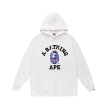 Bathing Ape Bape Hoodie Autumn/Winter Letter Print Loose Hoodie Pullover Ape Sweater